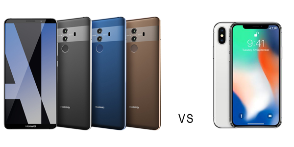 برتریهای HUAWEI Mate ۱۰ Pro در مقابل ایفون X برتریهای HUAWEI Mate ۱۰ Pro در مقابل ایفون X
