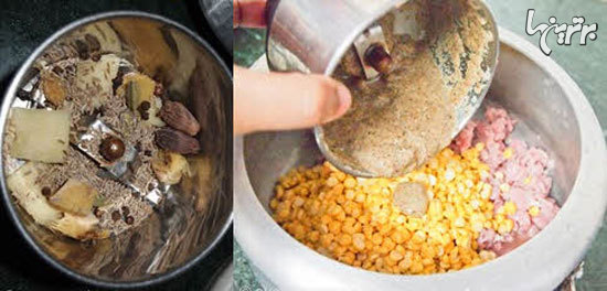 طرز تهیه شامی کباب تند هندی با گوشت و لپه طرز تهیه شامی کباب تند هندی با گوشت و لپه