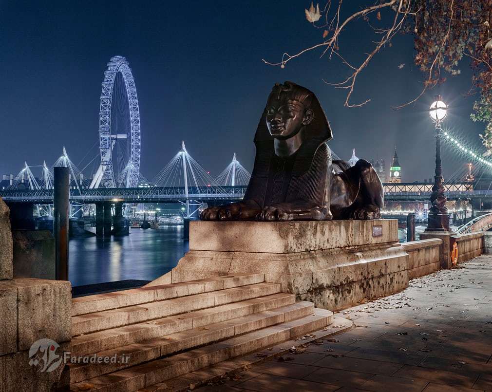 تصاویر مناظر معروف در شب